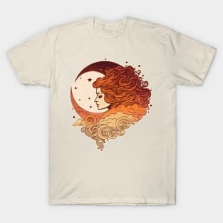 Groovy Moon Goddess T-Shirt